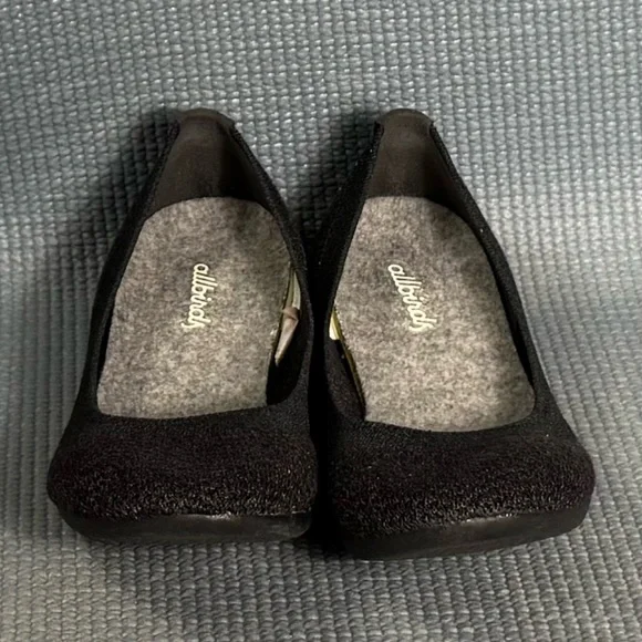 Allbirds Women's Tree Breezers Black Slip On Flats Shoes Size 5 - Picture 3 of 9
